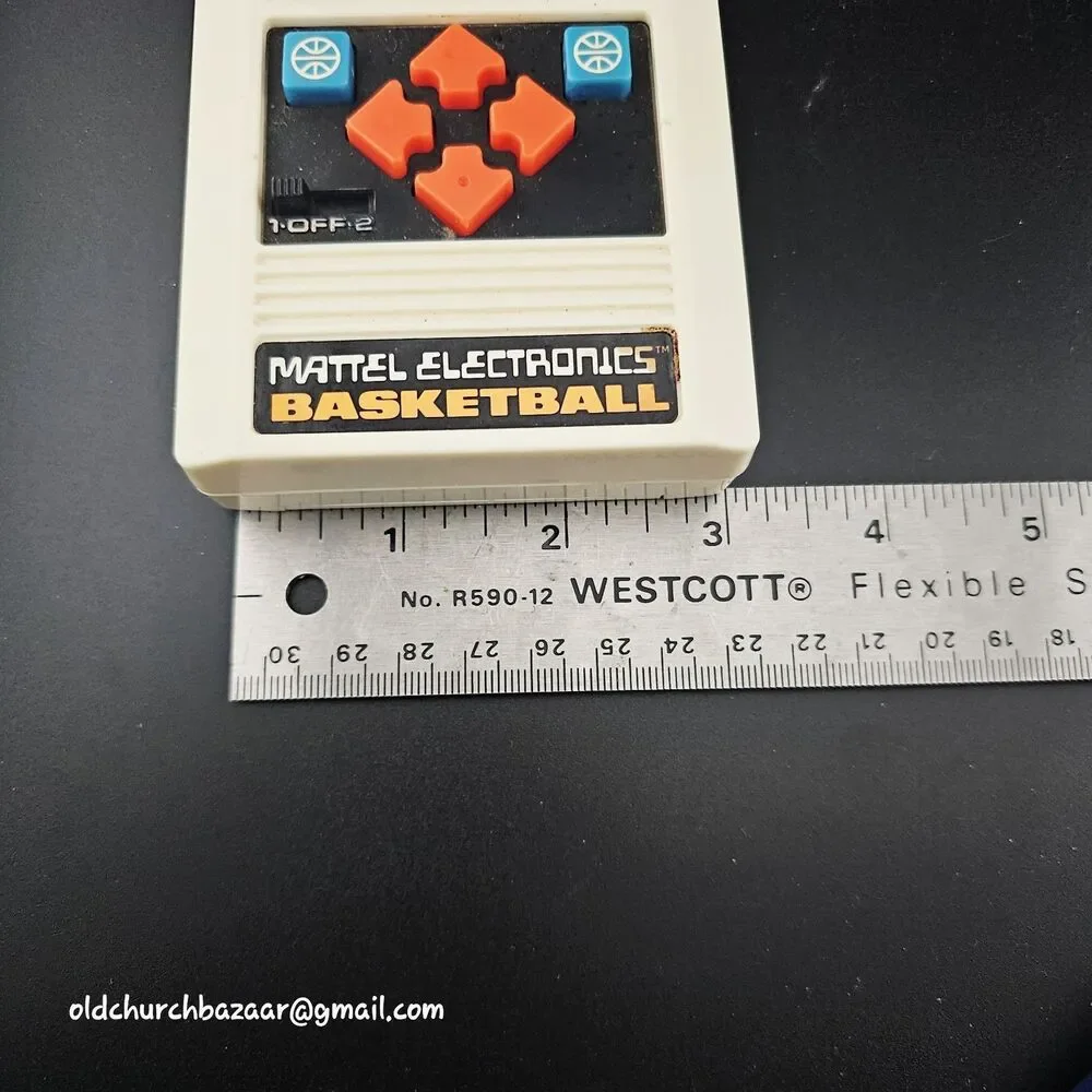 1978 Mattel Electronics Basketball Handheld Video Game Tested & Works Vintage